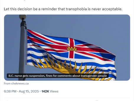 Trans activist Senator condemns Amy Hamm from behind a block, caWsbar responds