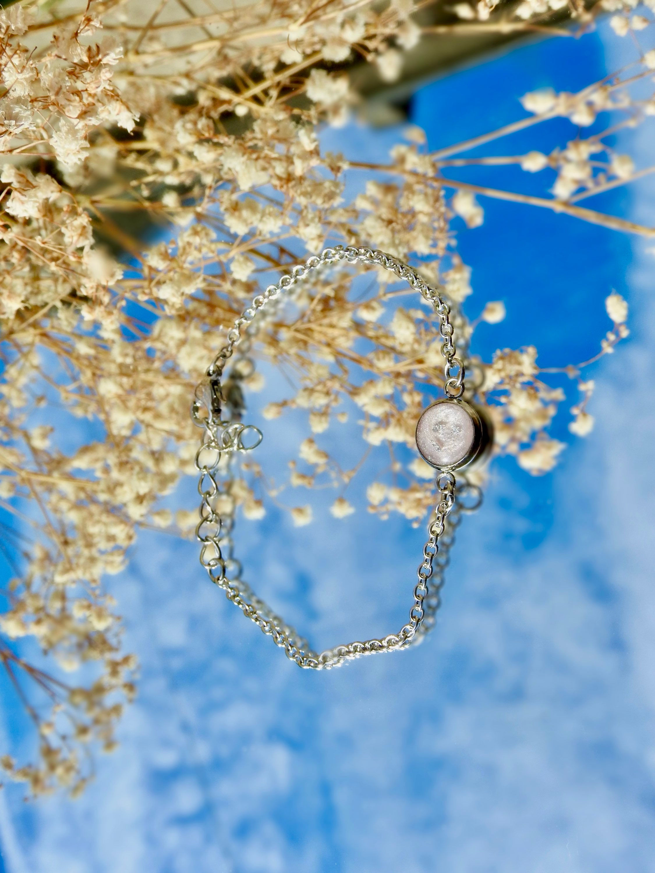 Bracelet Argenté - SALTO Rose