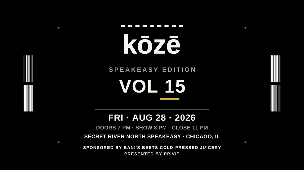 kōzē Concerts - Speakeasy Edition