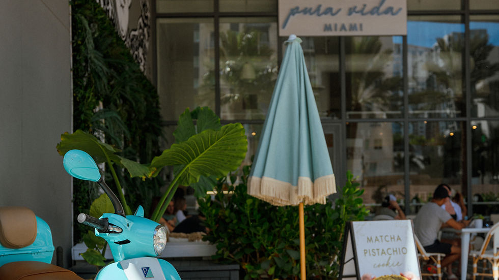 Pura Vida in Downtown Fort Lauderdale offers a fun, relaxing environment and healthy food items.
