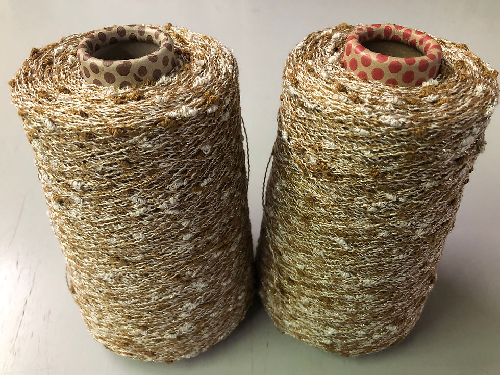 Baumwolle Viskose Polyester Nm5 " Winknot Lux "