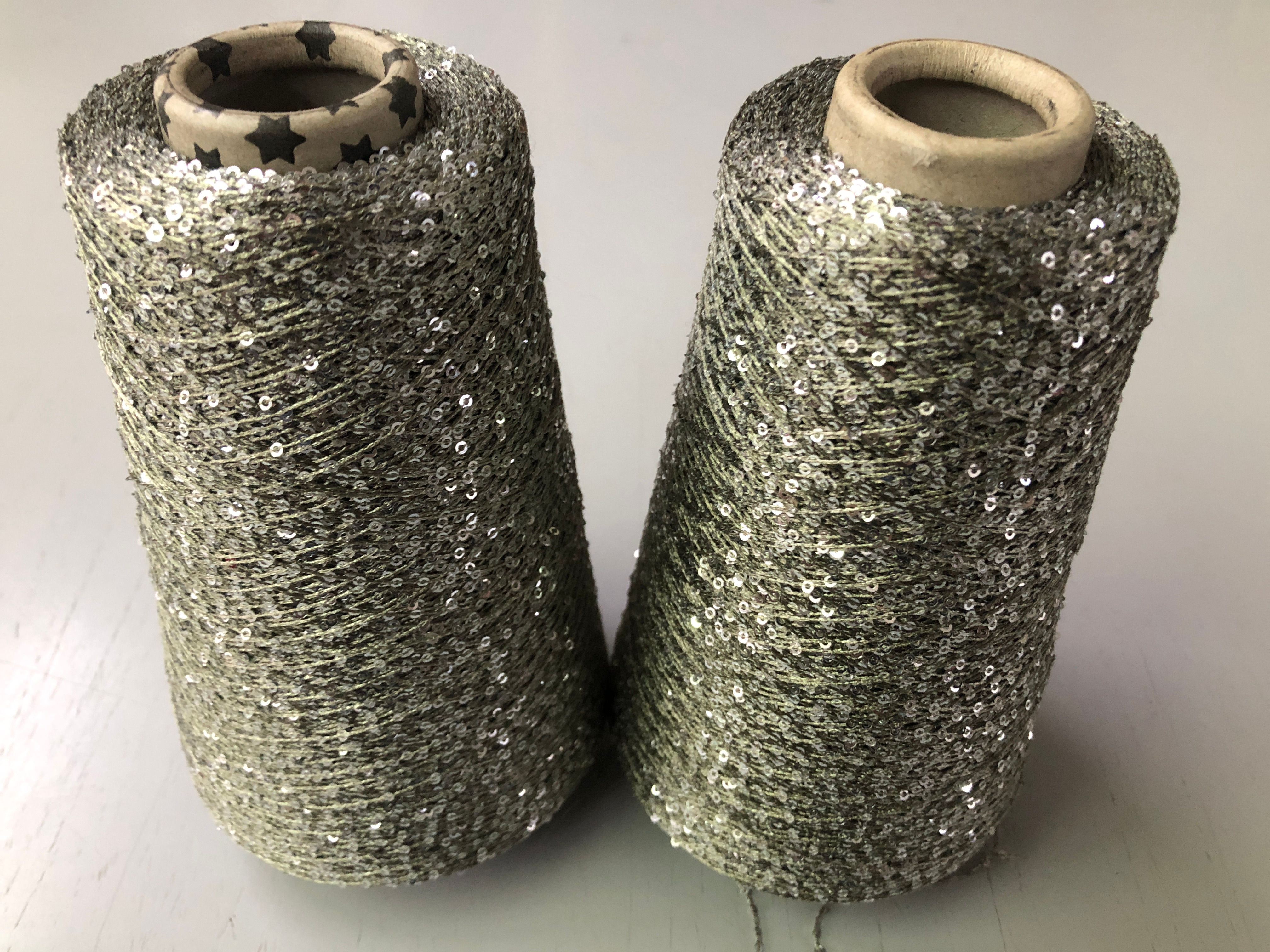 Polyamid Polyester Pailettengarn  Nm4,5