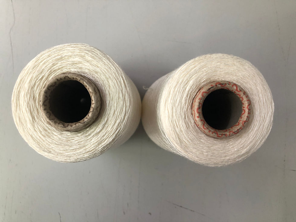 Miniaturbild: 50% Wolle Merino 50% Viskose  Nm 6