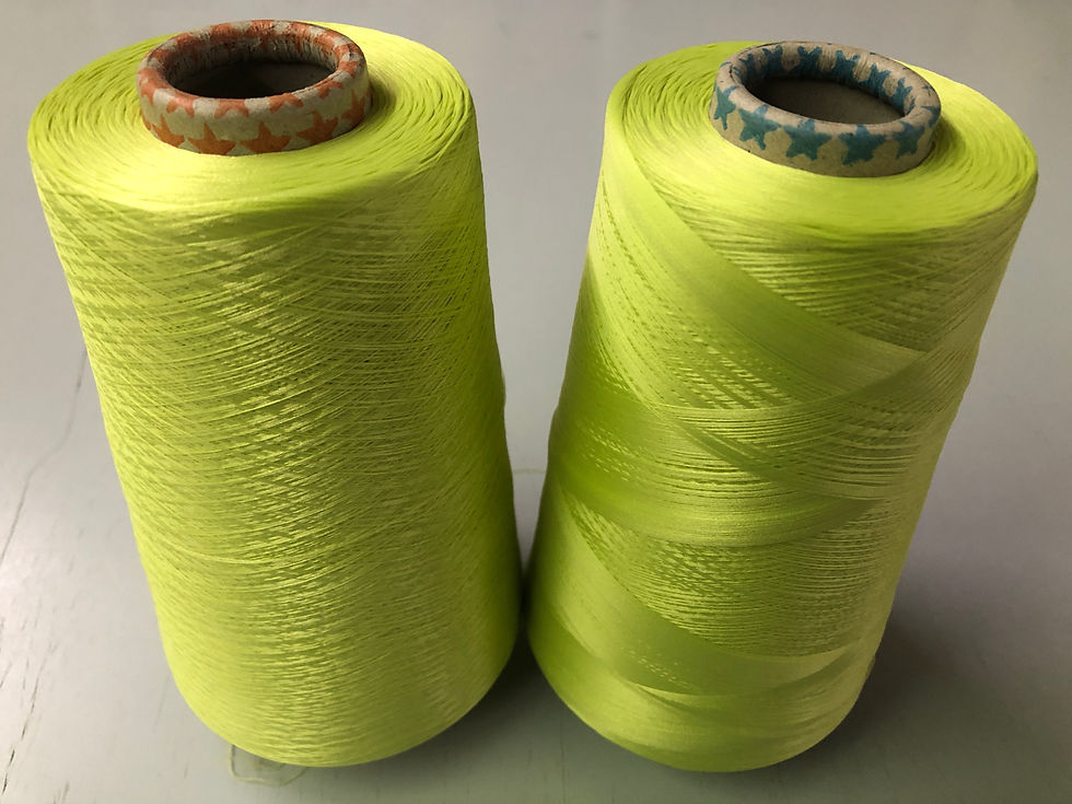 100% Polyester Beilaufgarn Nm60