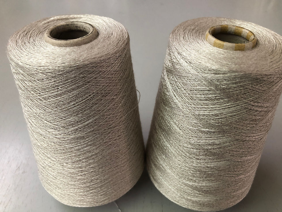 Baumwolle Viskose Leinen Nm 30/2