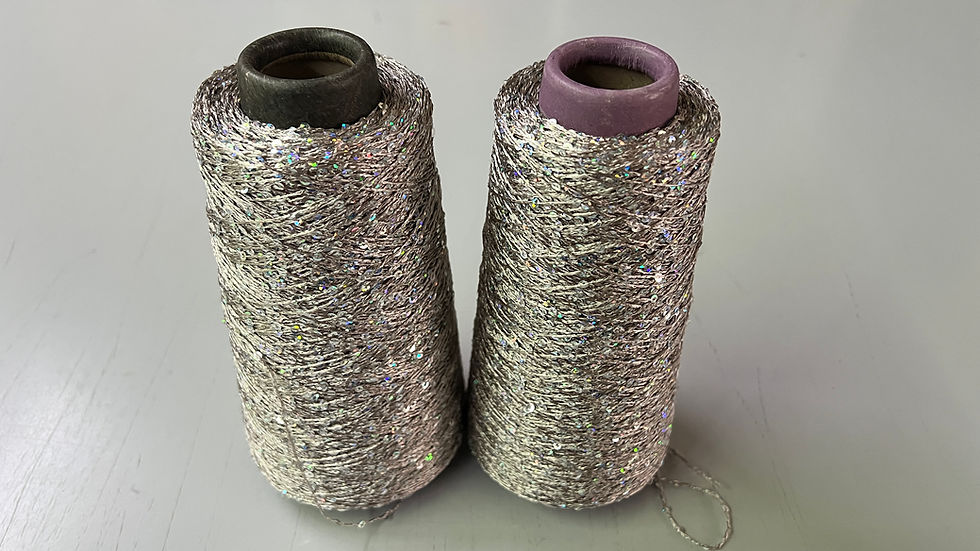 Miniaturbild: 100% Polyester  Pailettengarn  Nm 3