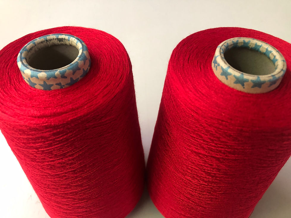 Miniaturbild: 98% Viskose 2% Elasthan  Nm 50/2