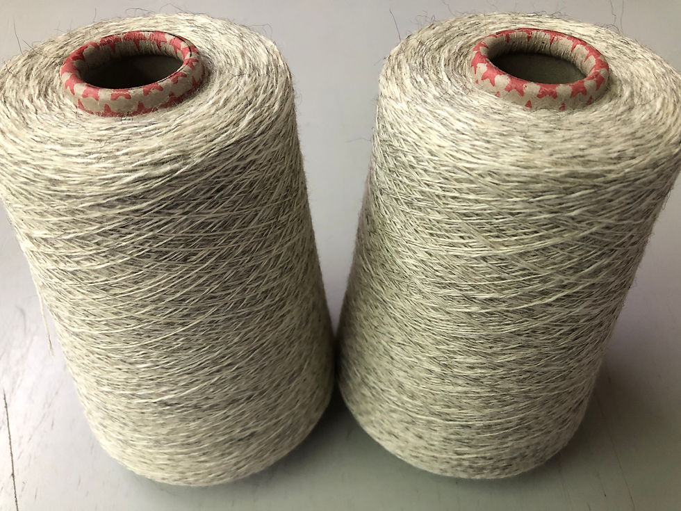 65% Schurwolle - 35% Baumwolle Nm 9