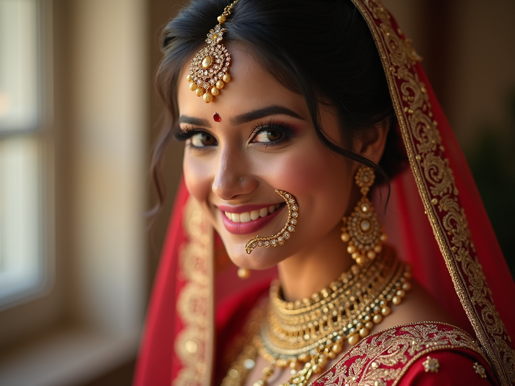 A-bride-wearing-custom-indian-jewelry-for-her-wedding-day-with-a-happy-expression-pose..pn