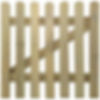 Round and Pointed Top Picket Gate
