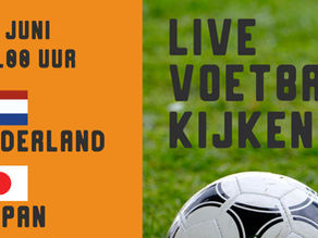 Kom zondag 14 juni voetbal kijken!