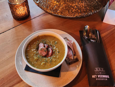 Hmm, huisgemaakte erwtensoep!