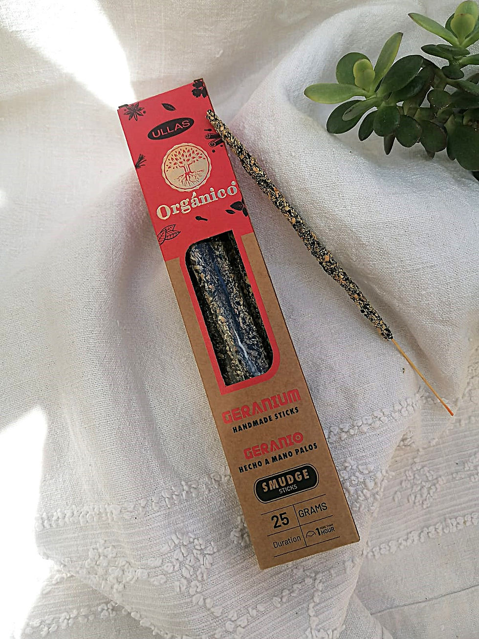 Incenso Natural de Gêranio