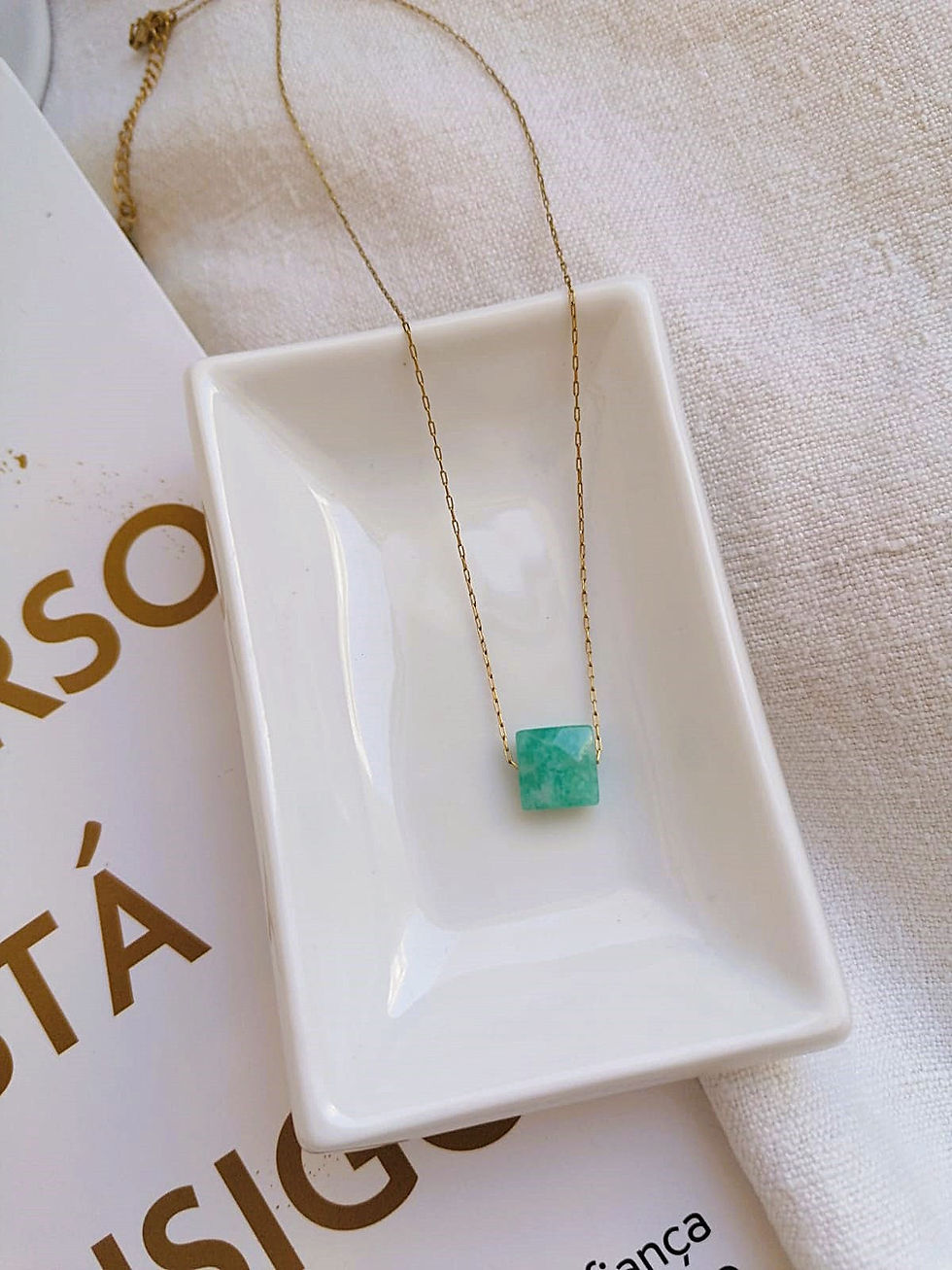 Colar de Amazonite ** A Delicadeza que Potencializa o teu Coração**