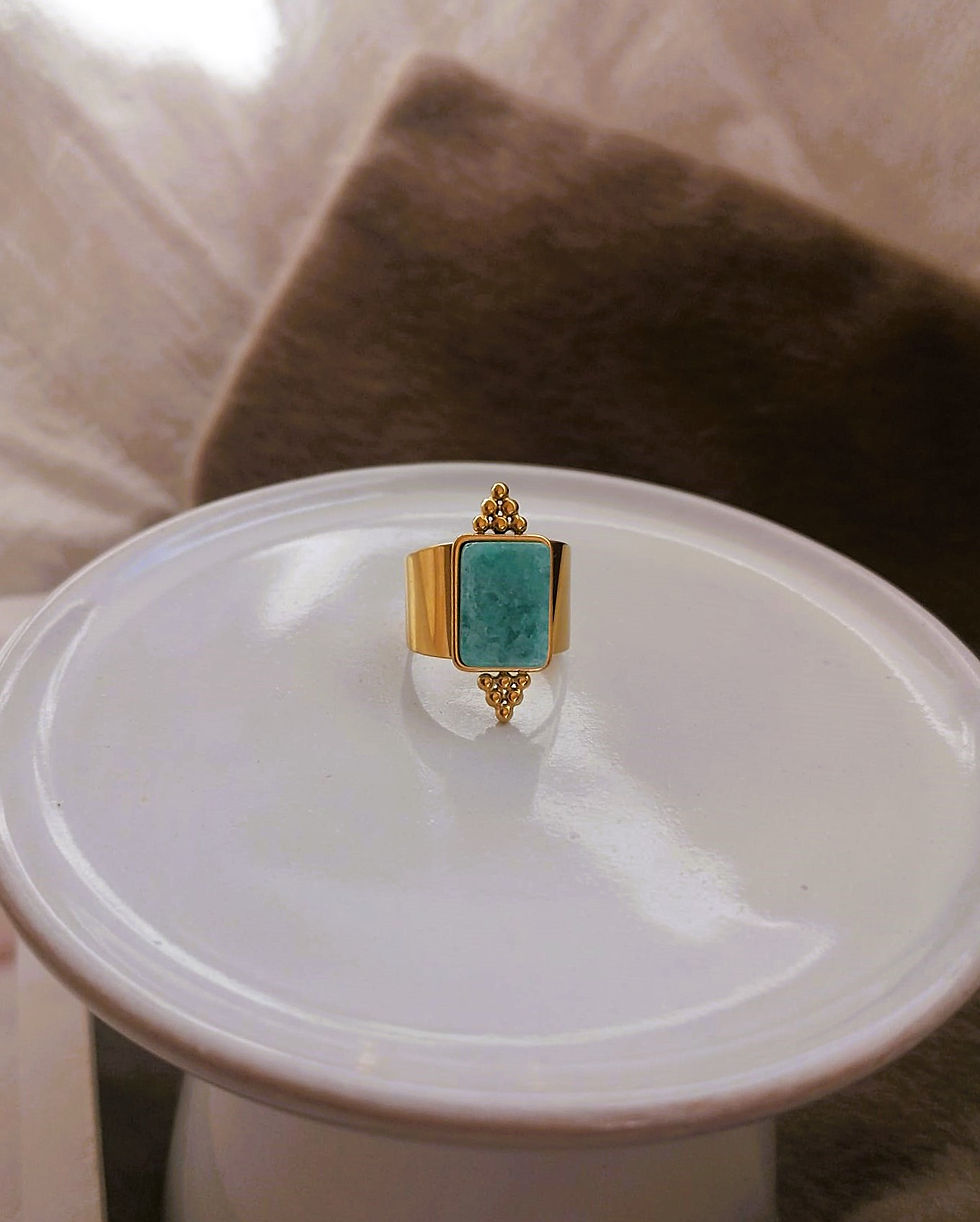 Anel de Amazonite