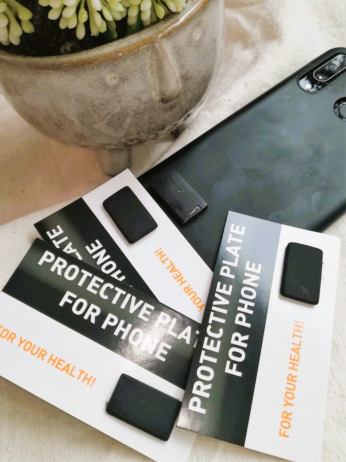 Placa de Shungite para Telemovél ou Pc´s