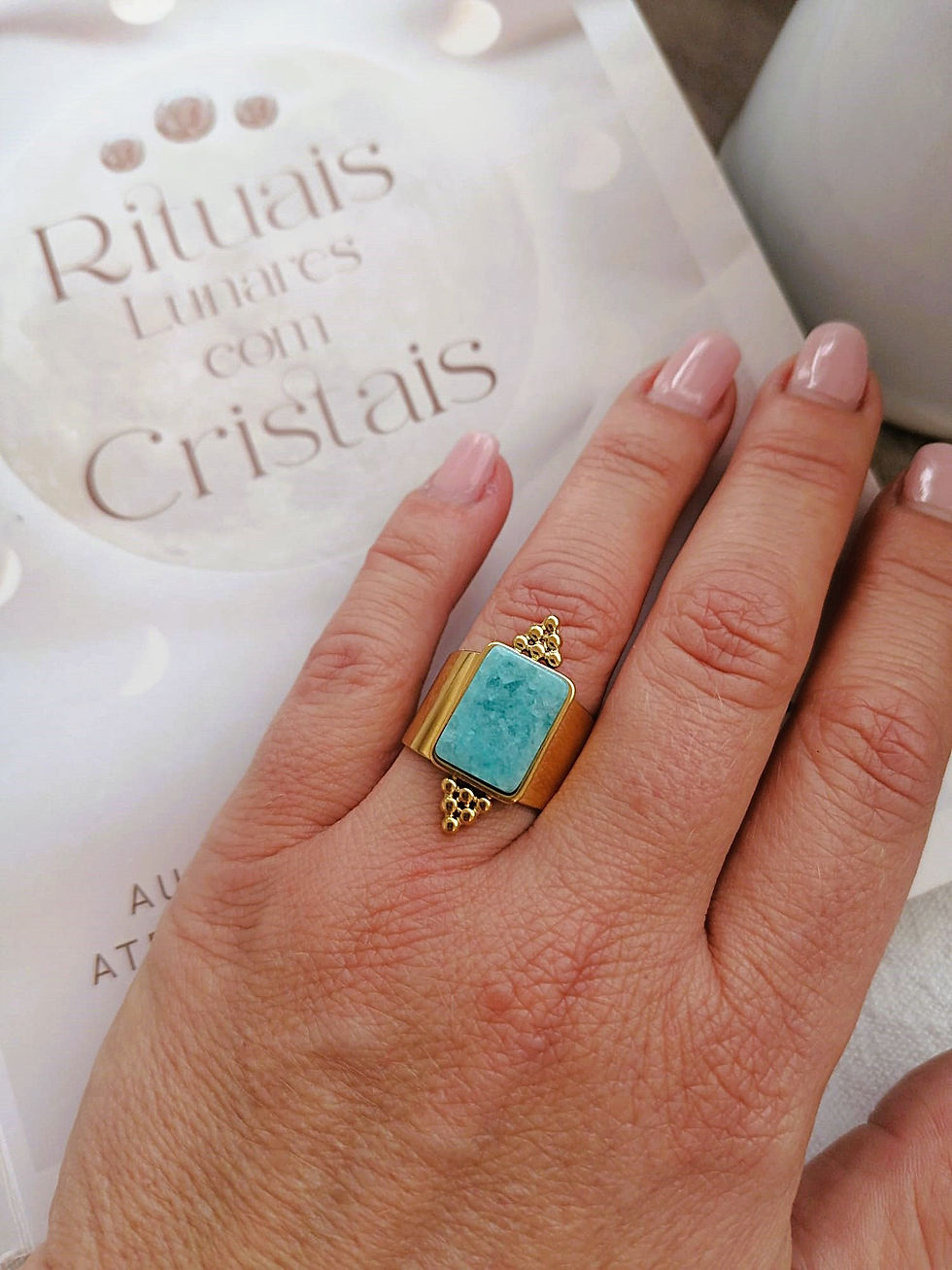 Anel de Amazonite