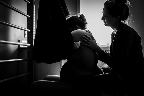 prenatal yoga student and prenatal yoga teacher by monet nicole