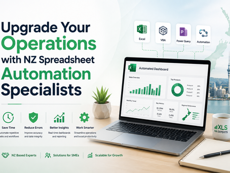 Upgrade Your Operations with NZ Spreadsheet Automation Specialists