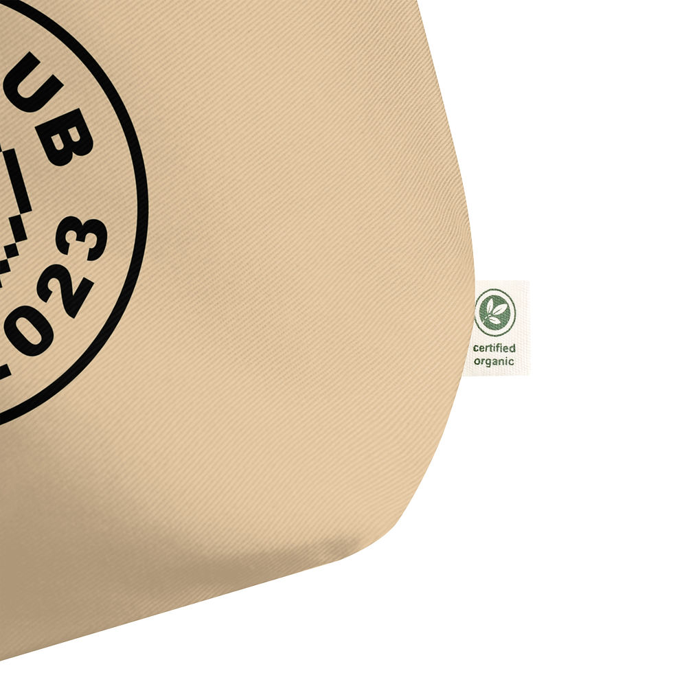 Thumbnail: Panic Club - Large organic tote bag