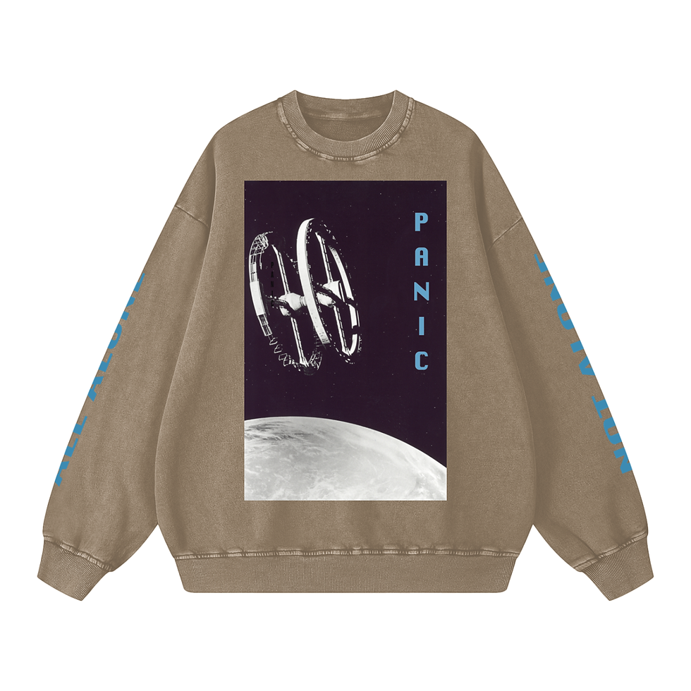 Thumbnail: Snow Washed Oversized Sweatshirt