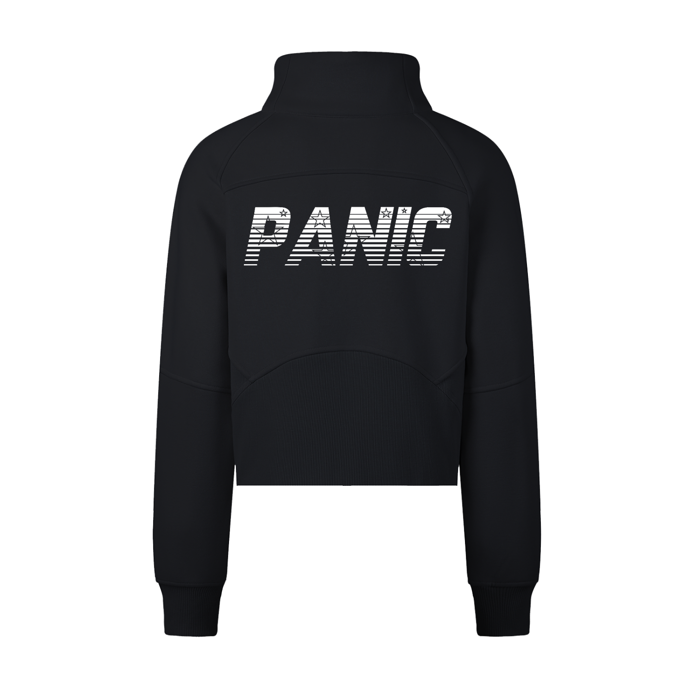 Cropped Half-Zip Sweatshirt