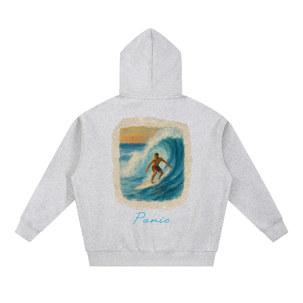 Thumbnail: Surfer -  Oversized Fleece Boxy Hoodie