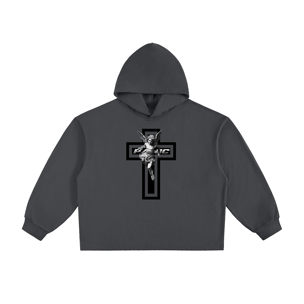 Thumbnail: Angels Play - Essential Heavyweight Oversized Drawstring Hem Hoodie