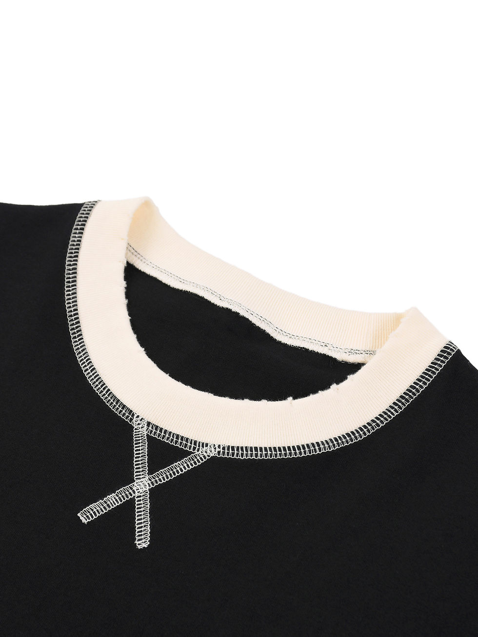 Thumbnail: Contrast-Stitched Cotton T-Shirt