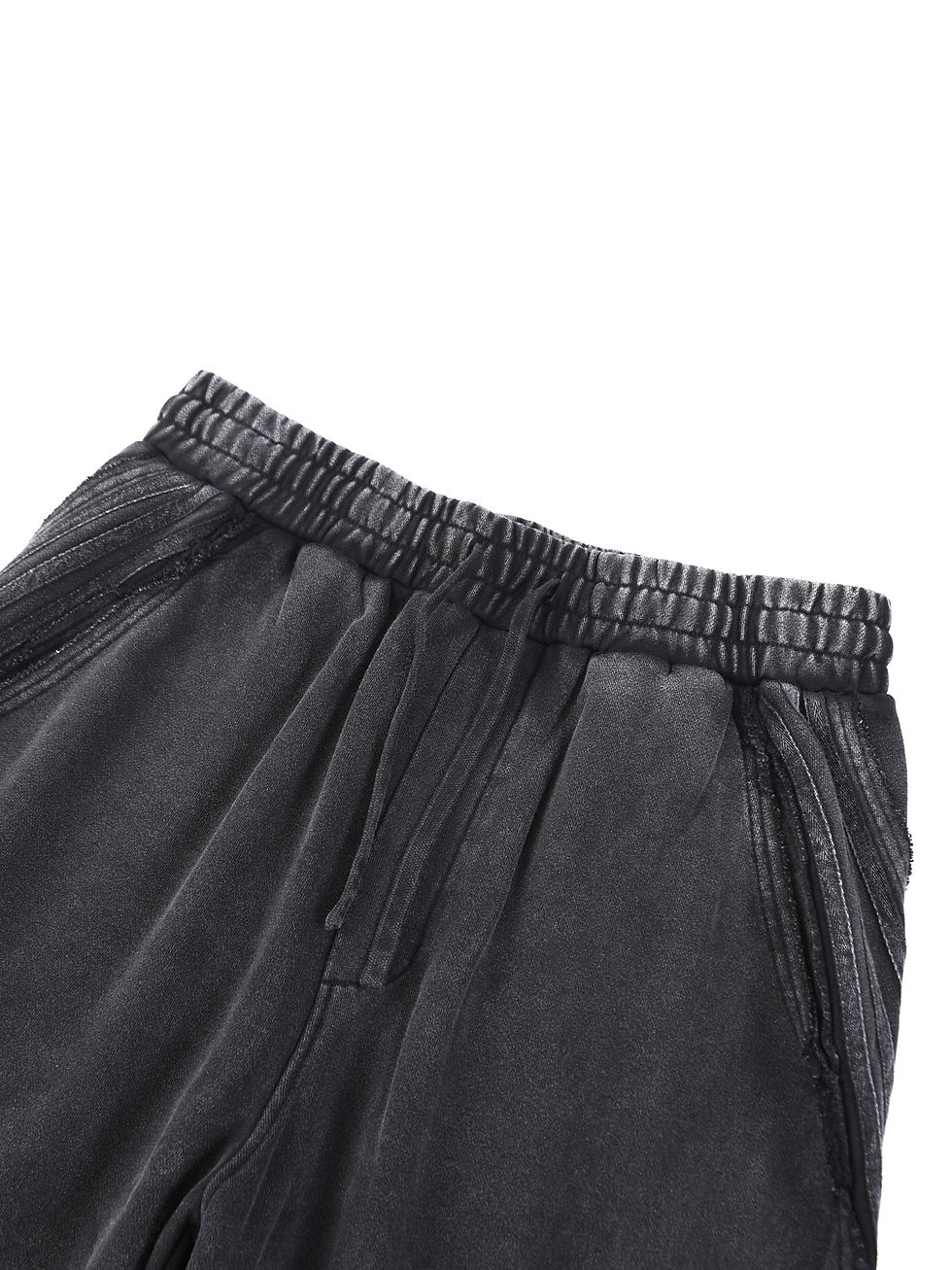 Thumbnail: Snow Washed Tape Raw Edge Sweatpants