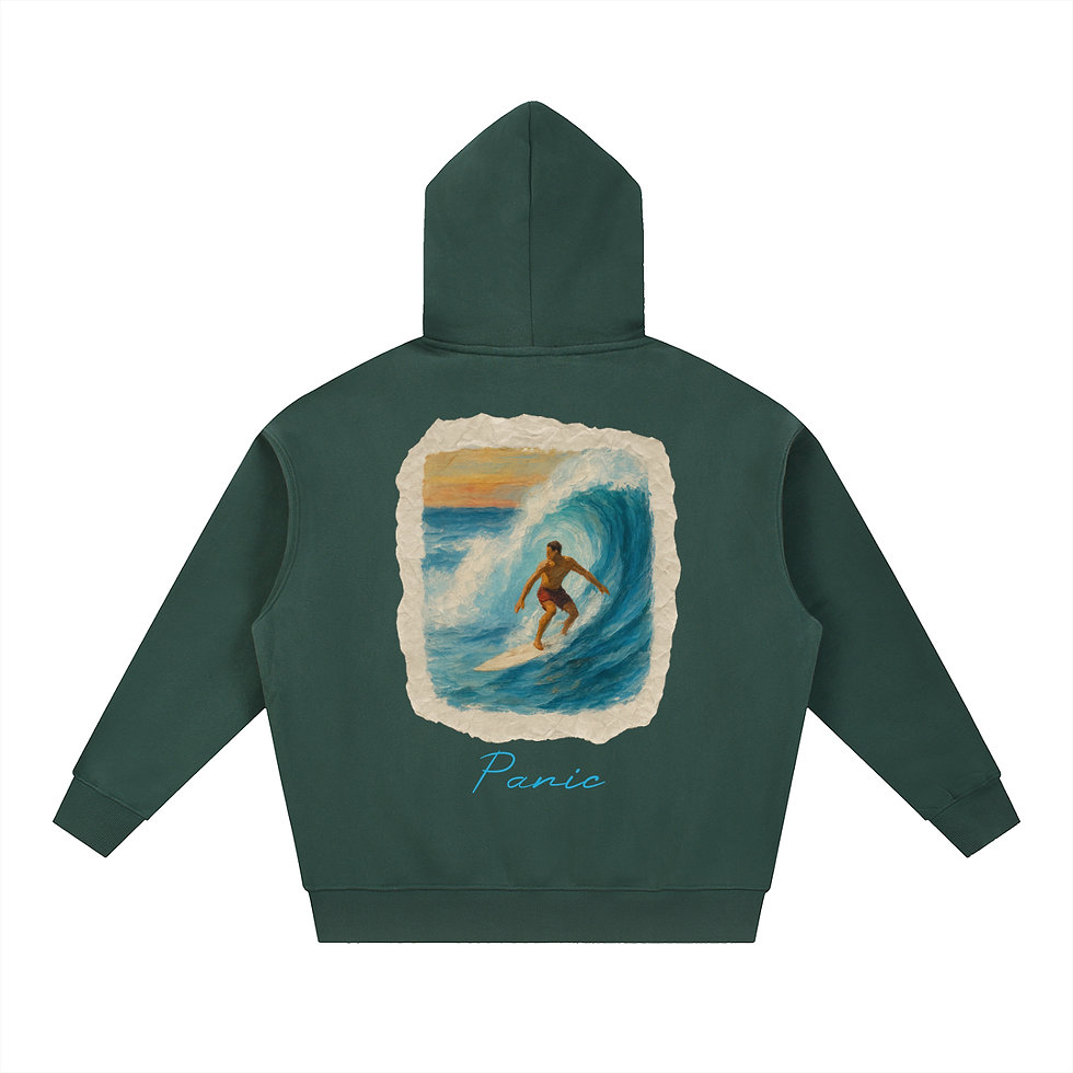 Thumbnail: Surfer -  Oversized Fleece Boxy Hoodie