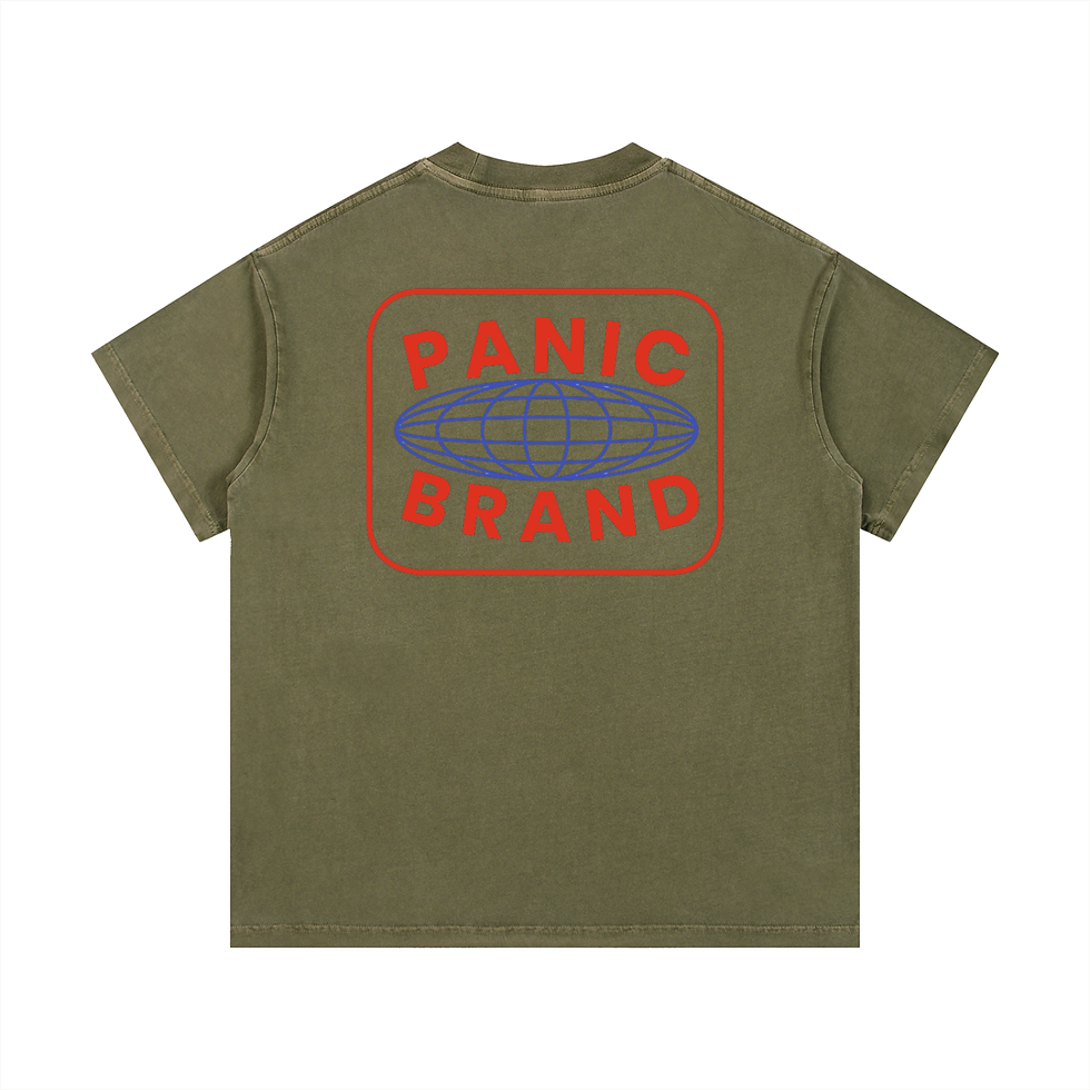 Thumbnail: Panic Brand Vintage Wash Cotton T-Shirt
