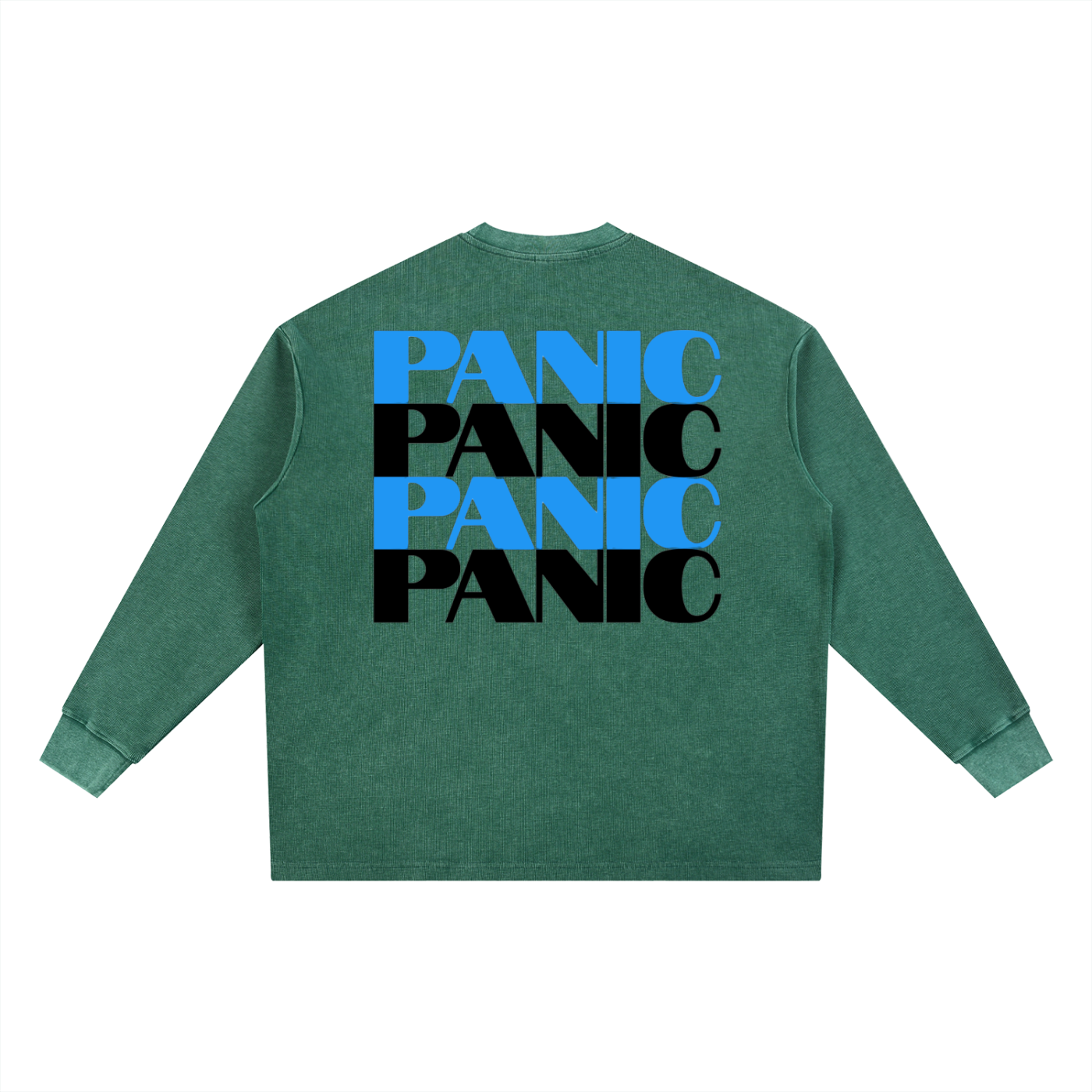 Mineral Wash Waffle Oversized T-Shirt