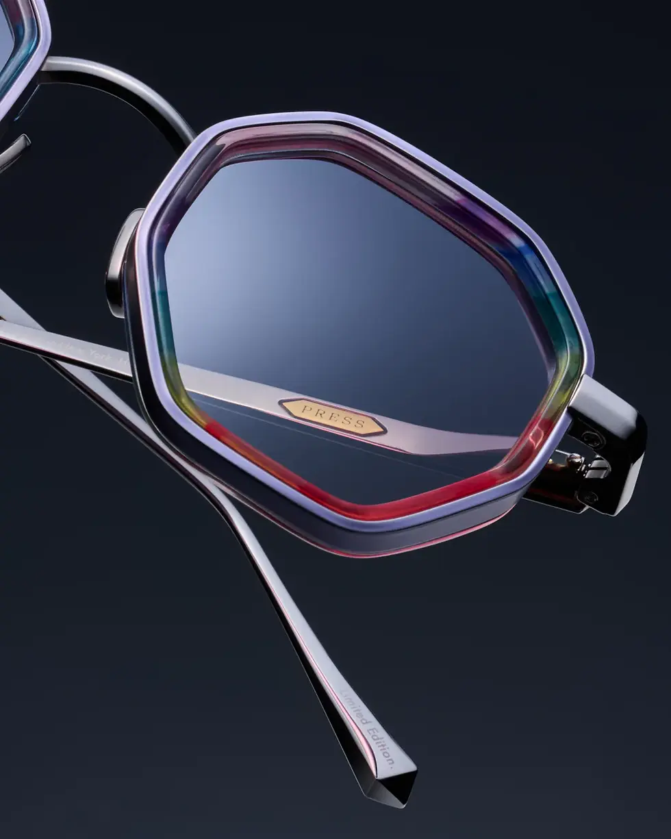 Press eyeglasses at Project Optical in Woodstock, GA