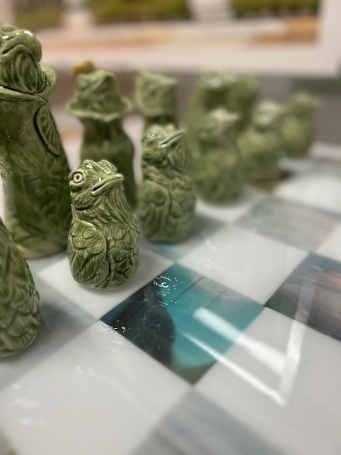 Thumbnail: Custom Glass Chessboard