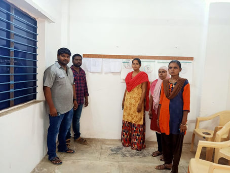 34 వ సచివాలయం నందు ఆరోగ్య శ్రీ ముసాయిదా జాబితా ప్రదర్శన