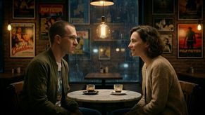 Chris and Alex in "After the Cinema"