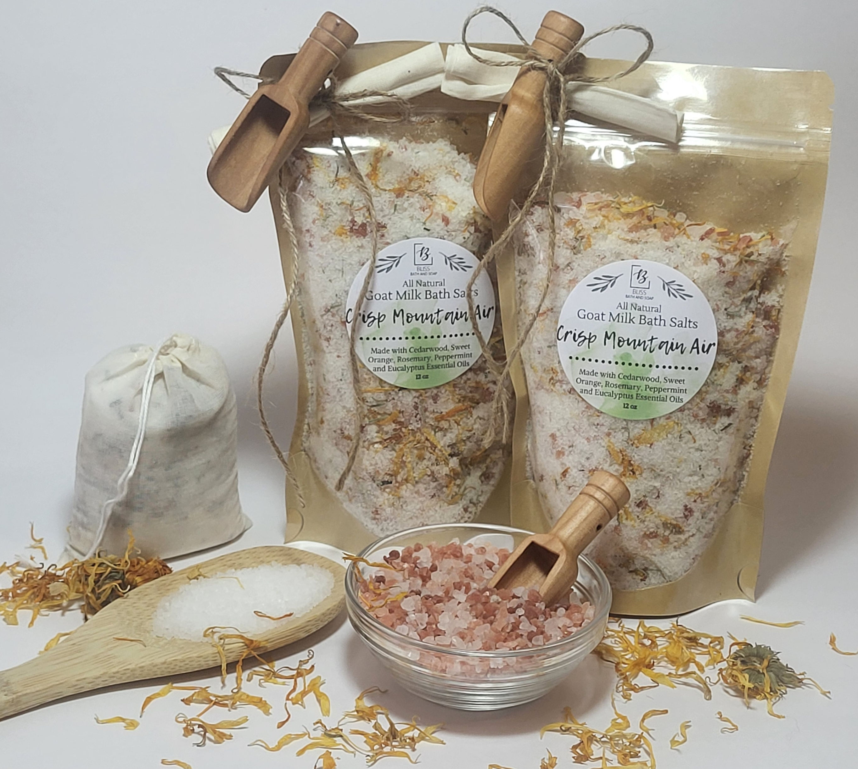 Crisp Mountain Air Goat Milk Bath Salt