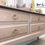 Thumbnail: Dusky pink pretty Stag Sideboard/dressing table, TV Stand, refurbished 