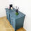 Thumbnail: Refurbished Teal blue Stag Minstrel 4 drawer bedside tables, vintage nightstands