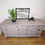 Thumbnail: Refurbished Pale Grey Stag Minstrel Captains Chest Of Drawers, large, dresser