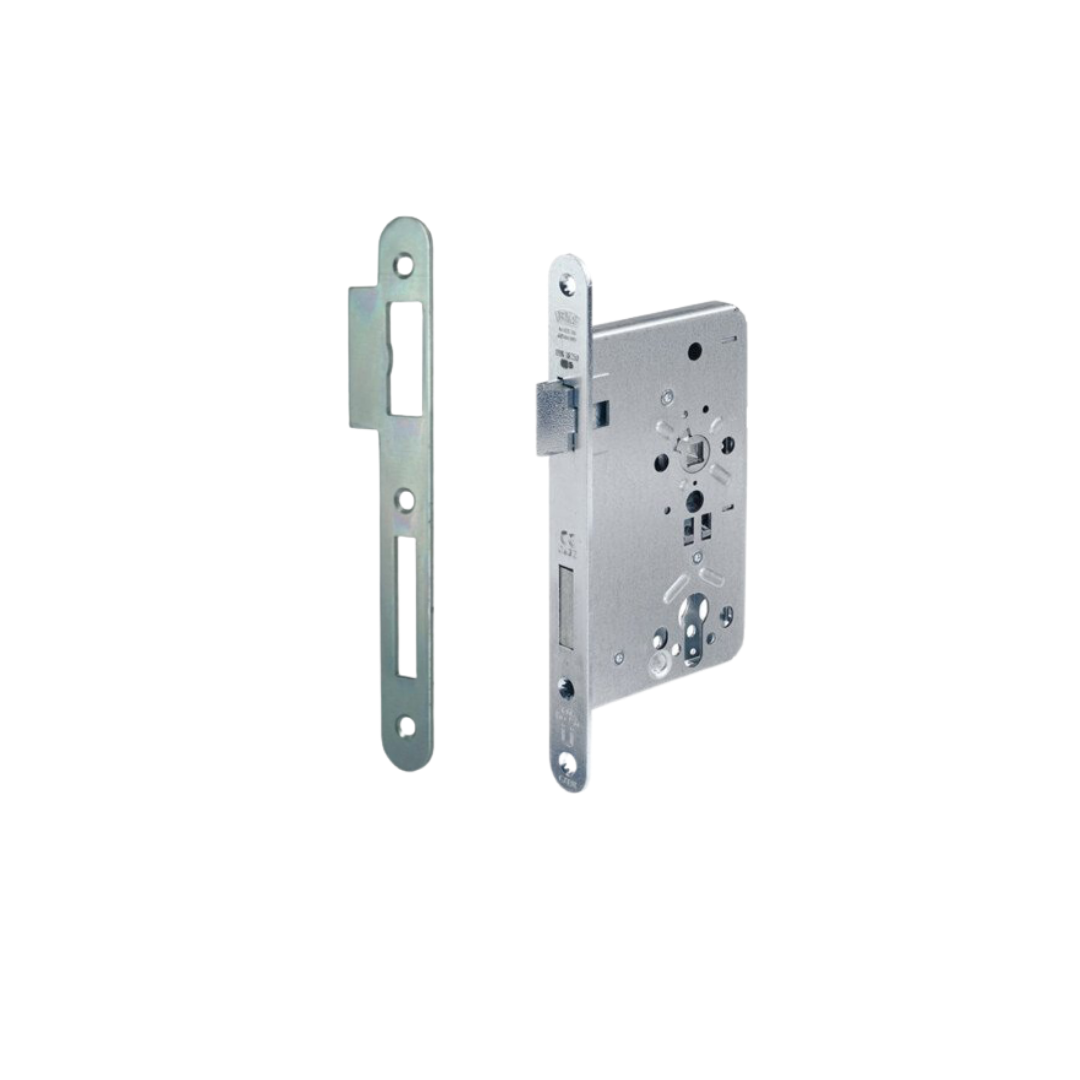 Serrure à larder NF/QC - coupe-feu axe 50mm