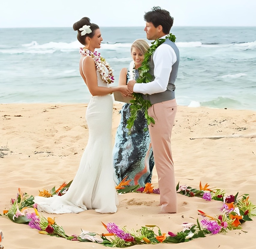 Ceremonia de Boda en la arena