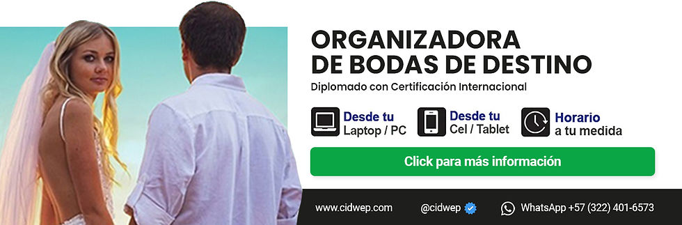 curso online en organización de bodas de destino