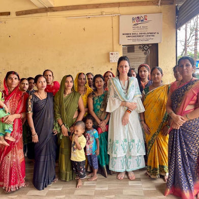 Empowering Women: Building Skills, Creating Futures at RNAF Mumbai #StudioSaksham #Aatmanirbhar