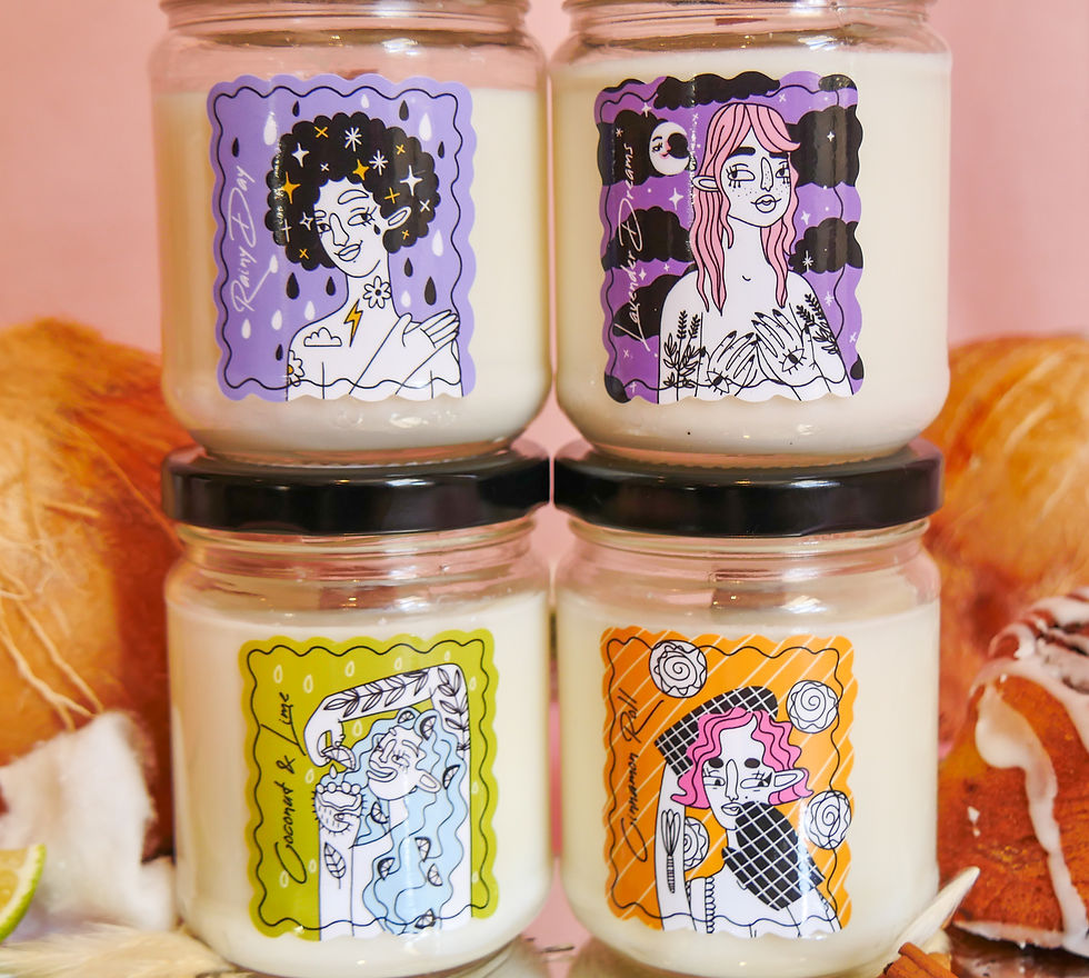 Thumbnail: Vegan Cinnamon Roll Scented Candle | 30 HR