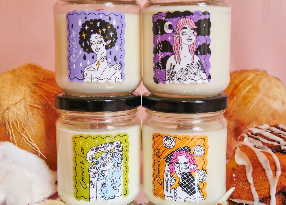 Thumbnail: Relaxing Lavender Scented Candle | 30 Hour burn