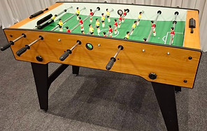 Football table hire. Games hire for weddings and events in yorkshire