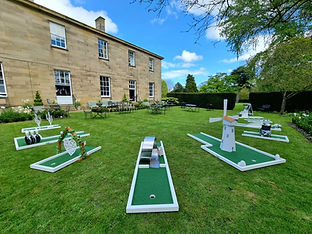 Yorskshire mini golf and games hire