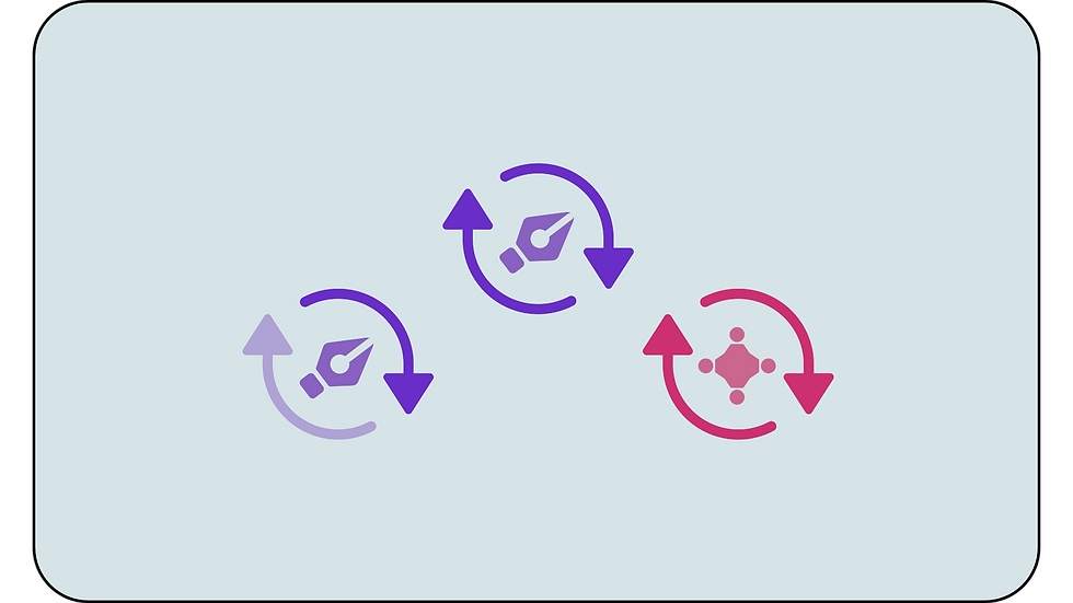 ícones de refresh redesign e rebranding 
